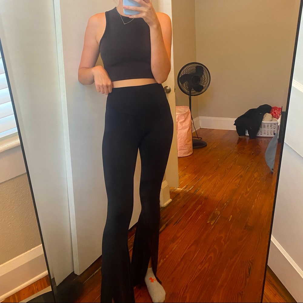 Aerie Offline Slit Flare Leggings